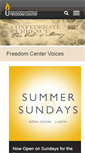 Mobile Screenshot of freedomcenter.org